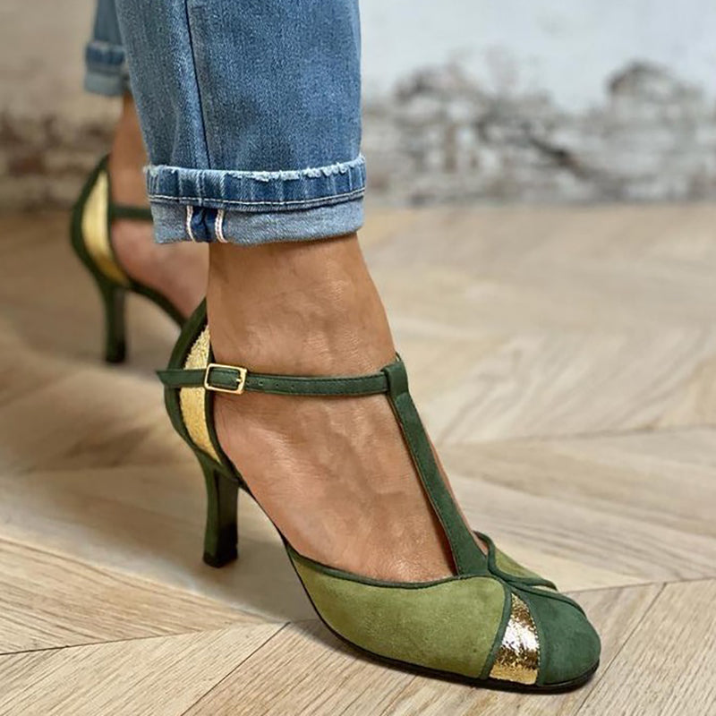 Celestina™ | Zapatillas Tipo Salón Patchwork