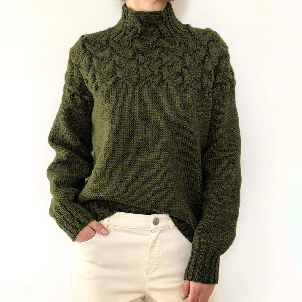 Amélie Noël | Suéter de punto con cuello de tortuga