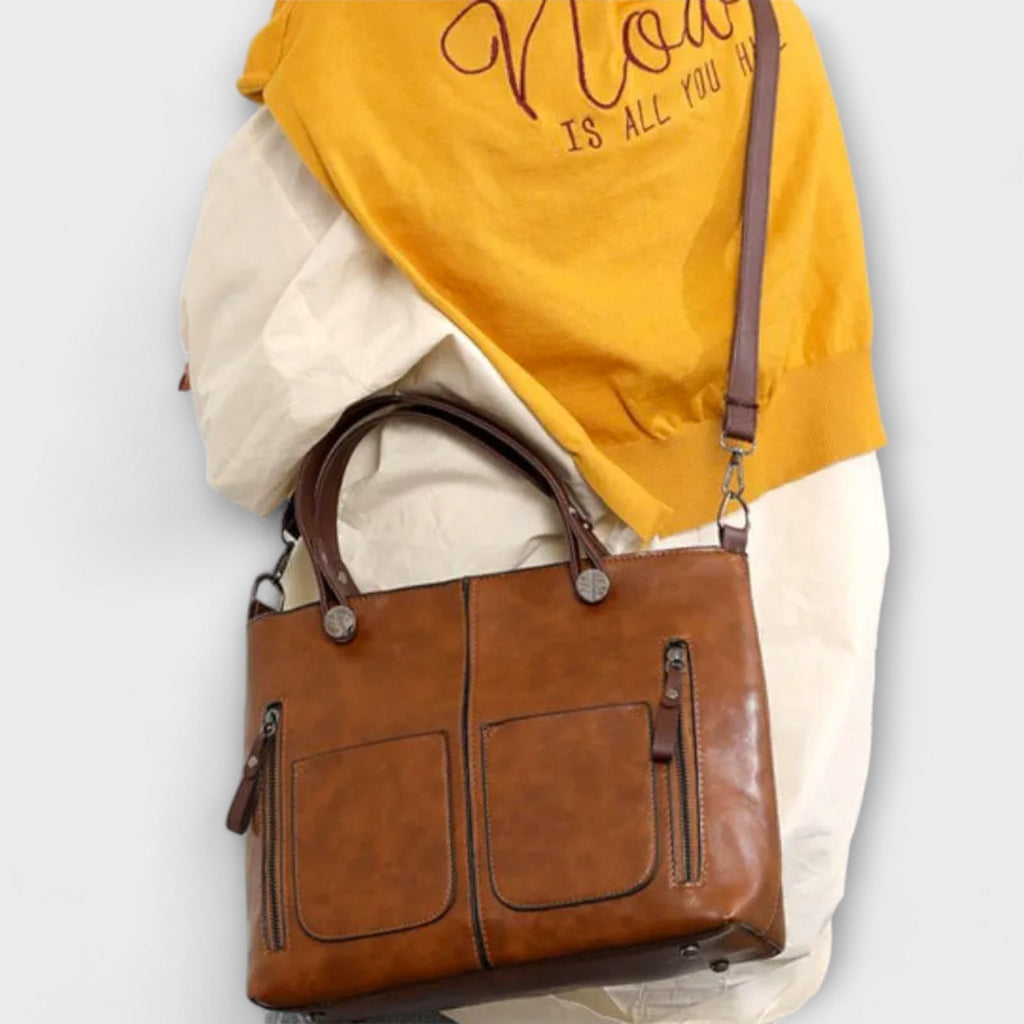Serenya - Elegante Bolsa de Mano en Piel