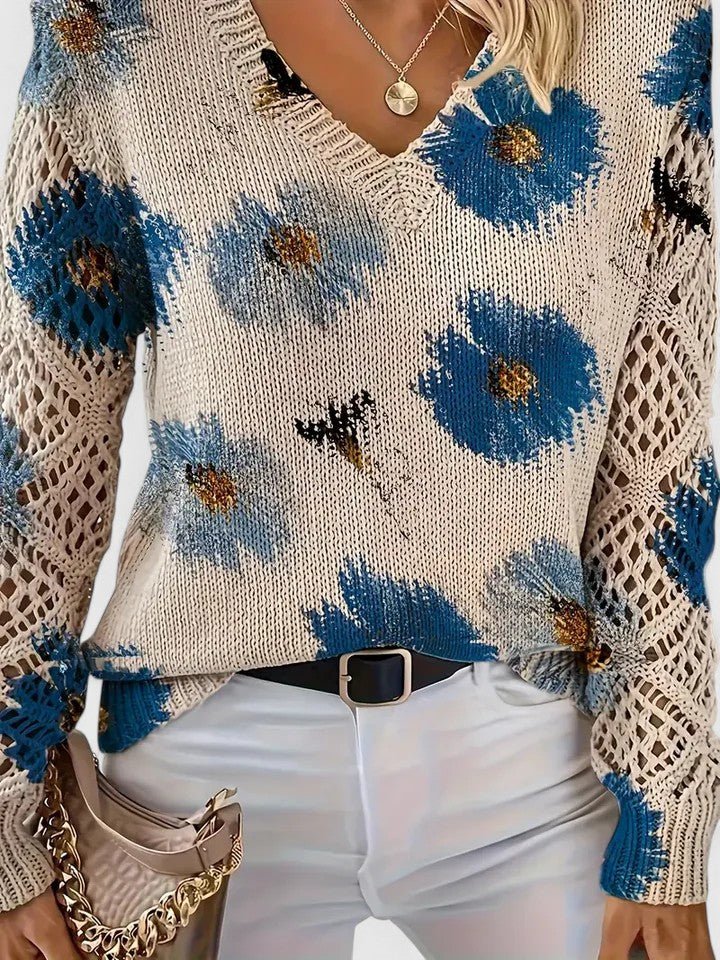 Aurelia | Suéter elegante con diseño floral