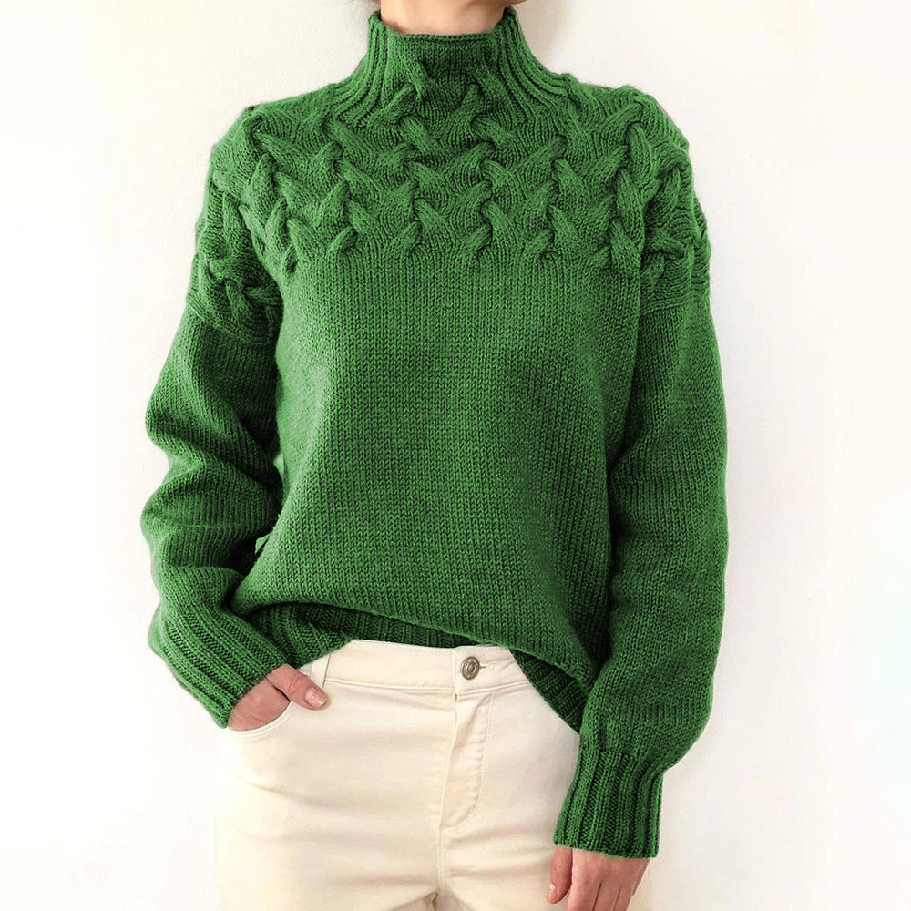 Amélie Noël | Suéter de punto con cuello de tortuga