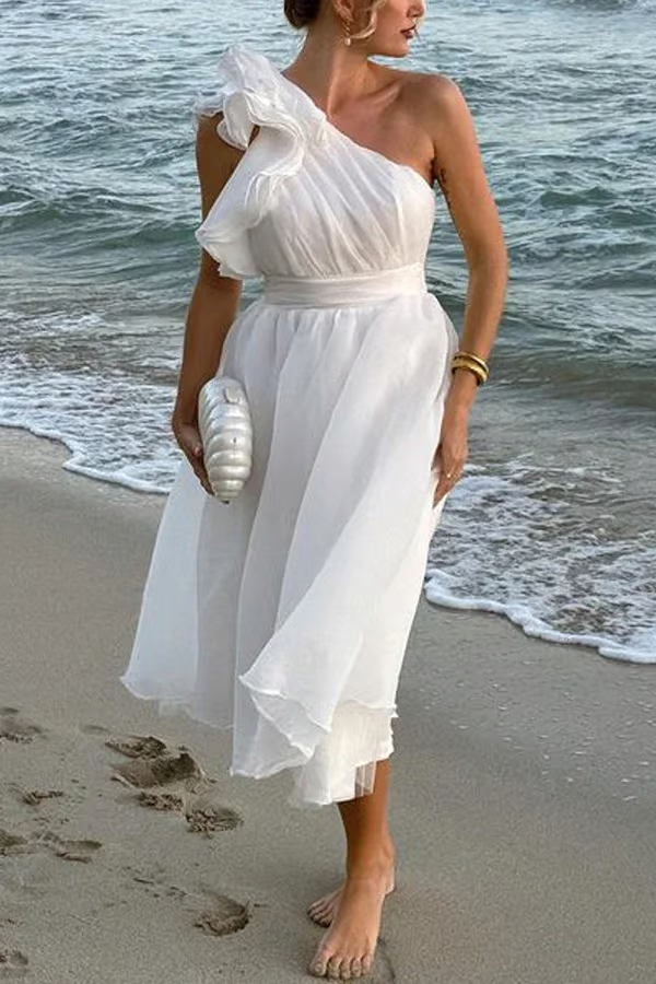 Bellamy | Vestido de verano elegante y asimétrico