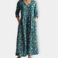 Zinnia | Vestido de Estampado Audaz y Comodidad Total