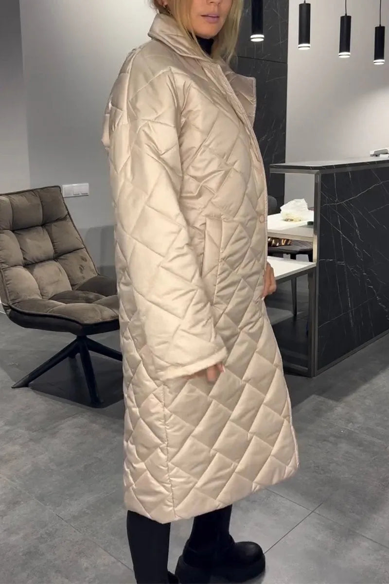 Clémence – Abrigo reversible con forro de leopardo