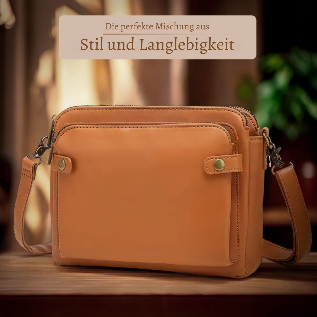 Annika - Bolsa de Mano en Piel Premium