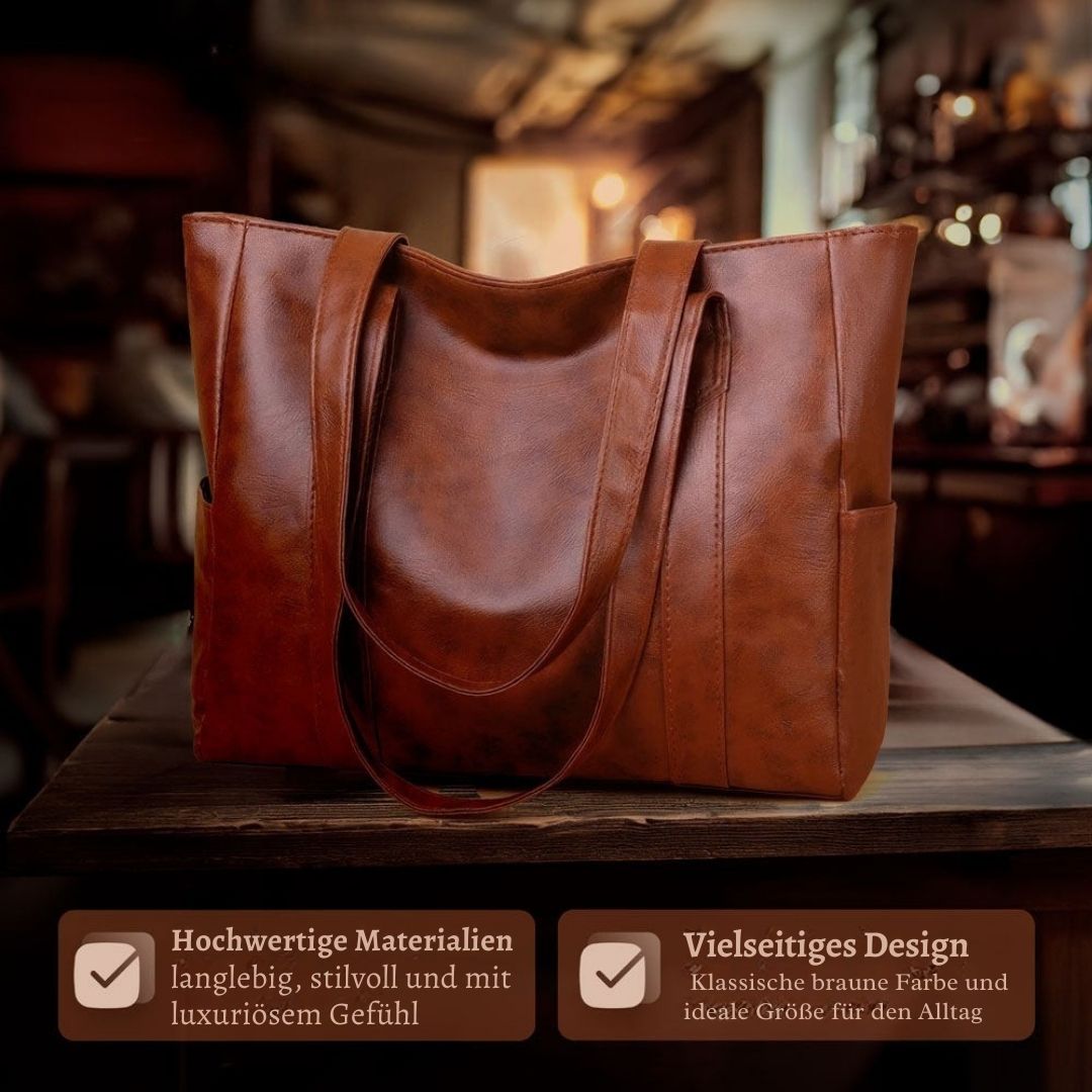 Klara – Bolsa de Bandolera de Piel con Diseño Clásico