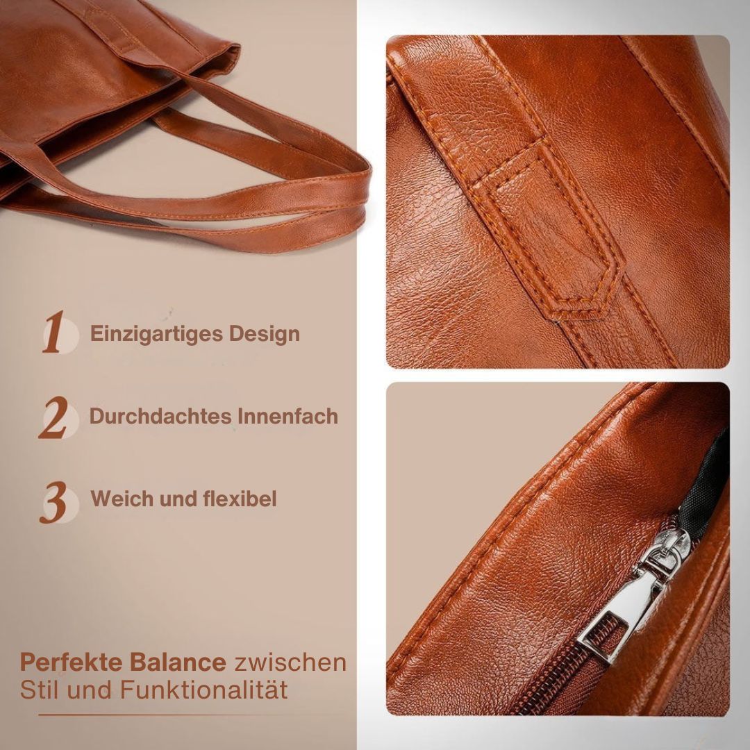 Klara – Bolsa de Bandolera de Piel con Diseño Clásico