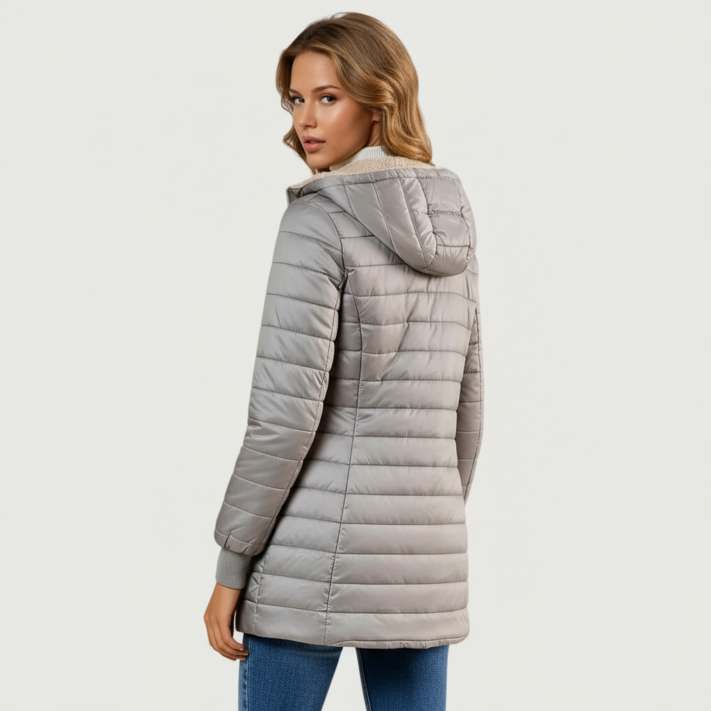 Camélia | Abrigo de invierno con forro de sherpa