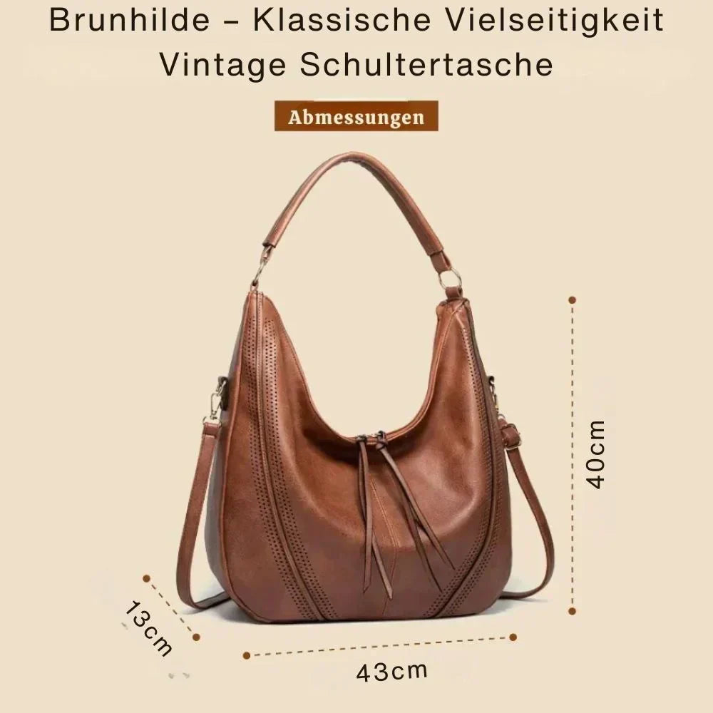 Brunhilde – Bolsa de Hombro Vintage Clásica y Versátil