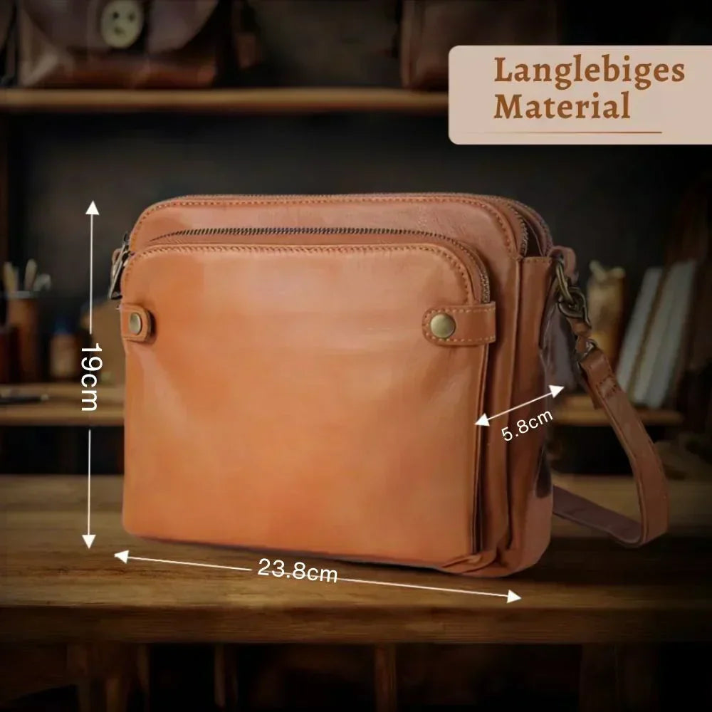 Annika - Bolsa de Mano en Piel Premium