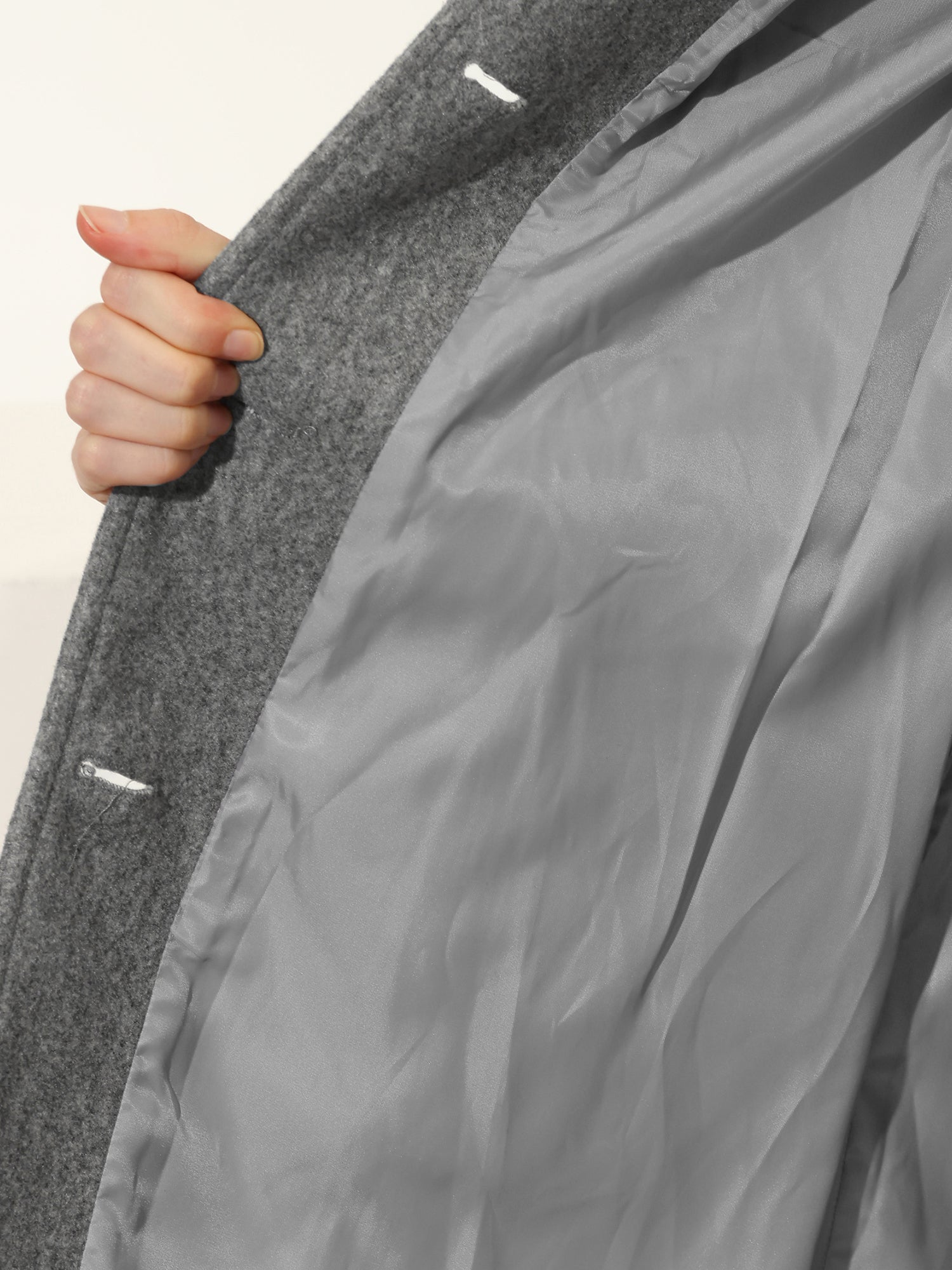 Marenne | Abrigo de invierno con botonadura sencilla
